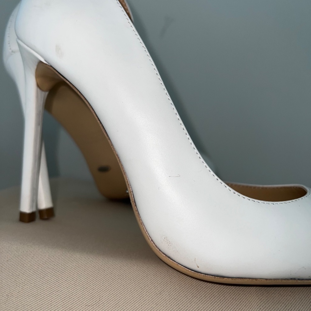 Tony Bianco Alyx Leather Pump | White | size 7 - Picture 3 of 6